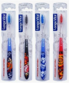 LONGA VITA щетка зубная русские мотивы RS-888