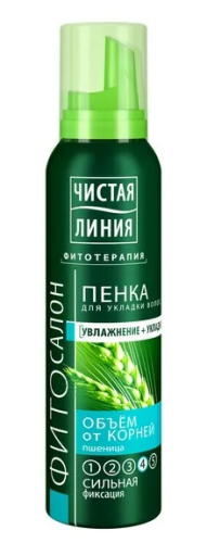 ЧИСТАЯ ЛИНИЯ пена д/укладки волос объем от корней 150мл                                            
