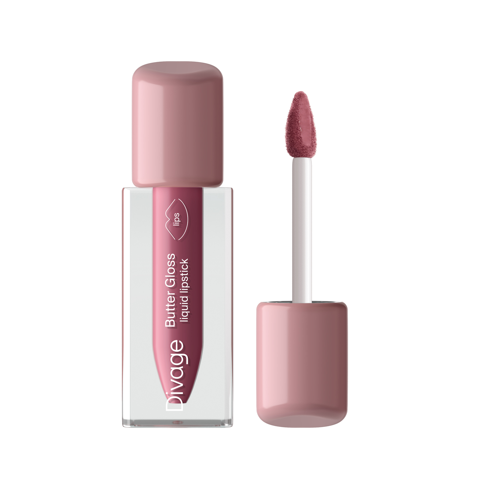 DIVAGE помада д/губ жидкая butter gloss liquid lipstick т.04