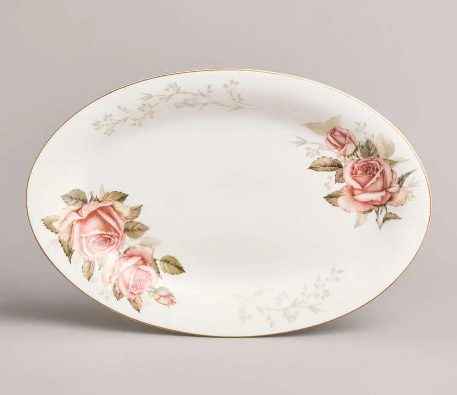 LEFARD Корейская Роза блюдо оавальное 30см 590-677