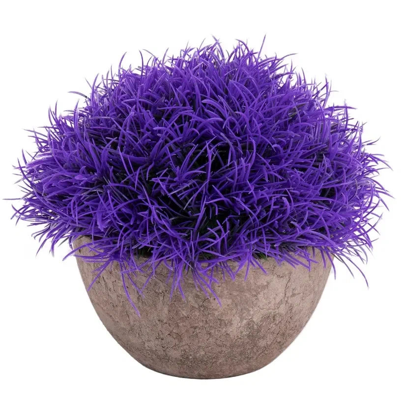 Растение декор.Травка цветная в кашпо 13см 10922-5714/269679