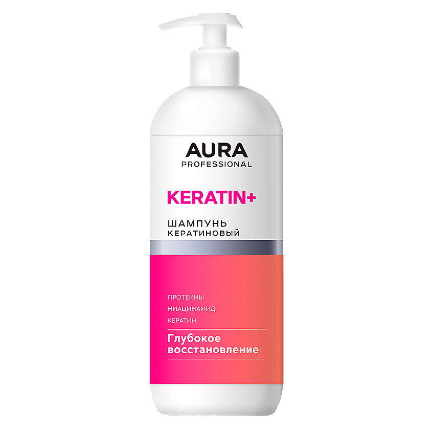 AURA PROFESSIONAL шампунь д/волос глубокое восстановление 1000мл