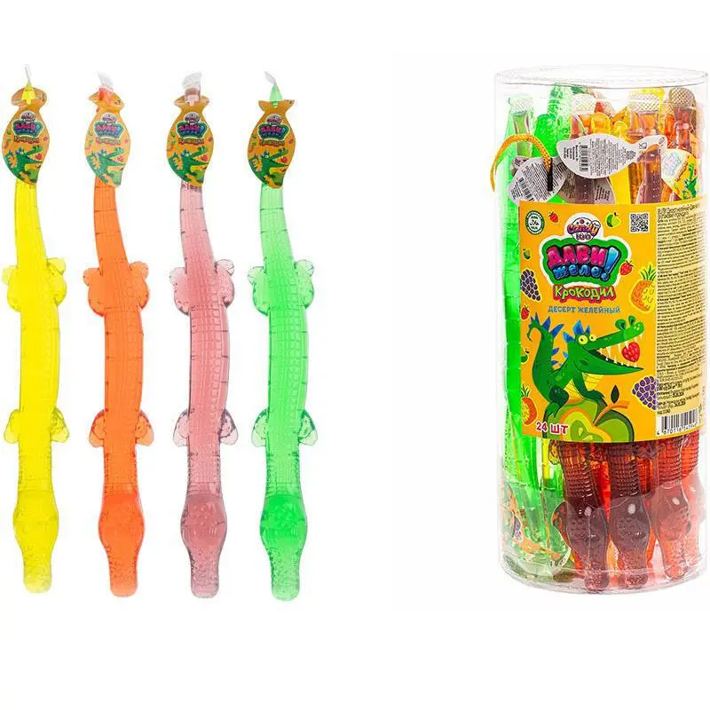 МОЗГ ZOMBIE десерт желейный дави желе крокодил 70г/24шт