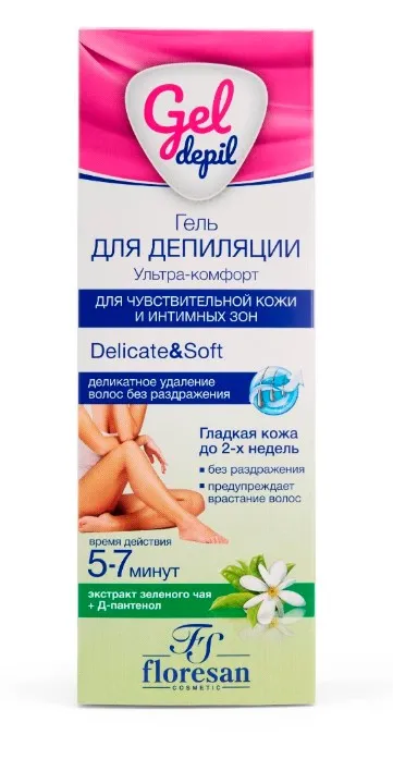 ФЛОРЕСАН гель д/депиляции ультра-комфорт 100мл Ф-606