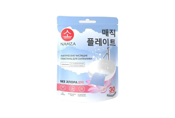 NAMZA пластины чистящие д/ванных и комнат и санузлов 45г/30шт