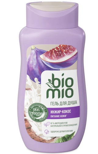BIO MIO гель д/душа инжир и масло кокоса 250мл