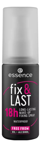 ESSENCE спрей фиксирующий fix & last 18h make-up fixing spray