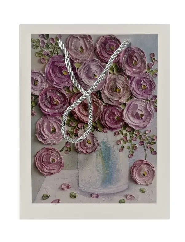 Пакет подарочный 23*18*10см Живопись букет цветов EL231107792