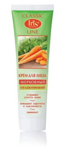 IRIS крем д/лица морковный увлажняющий 100мл