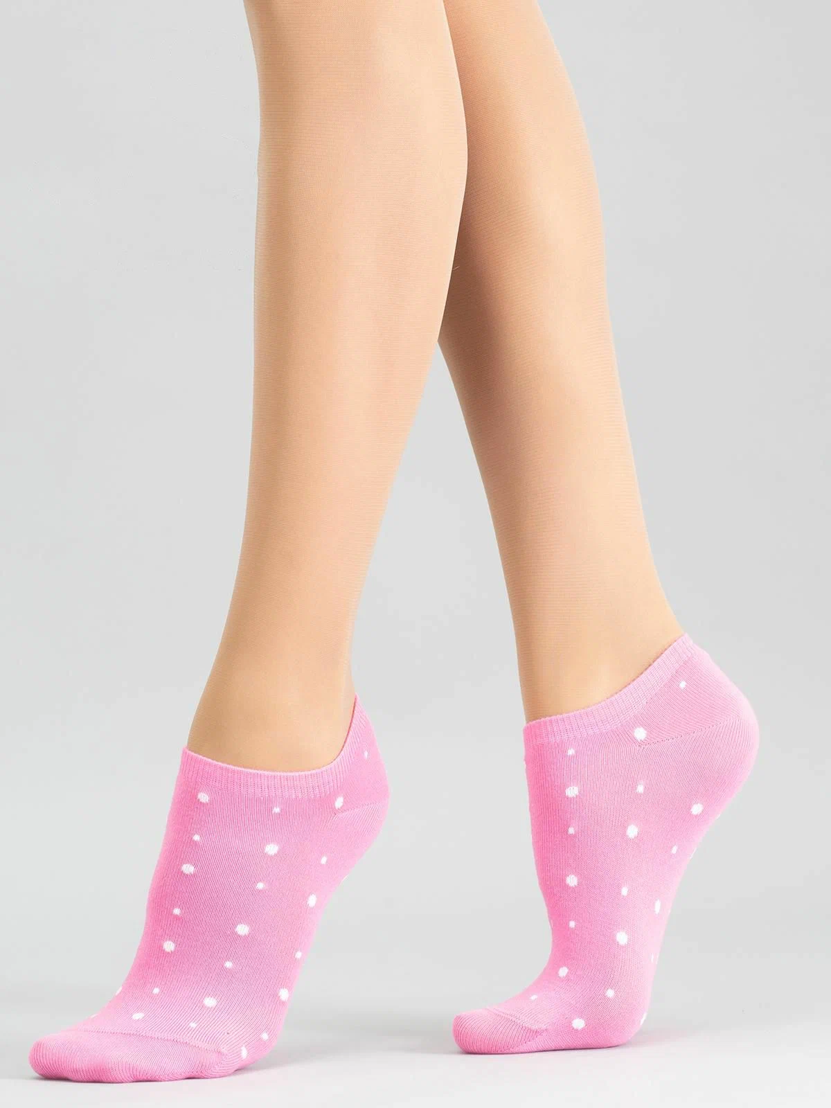 MINIMI носки женские тренд горошки 4203 fuxia р.35-38