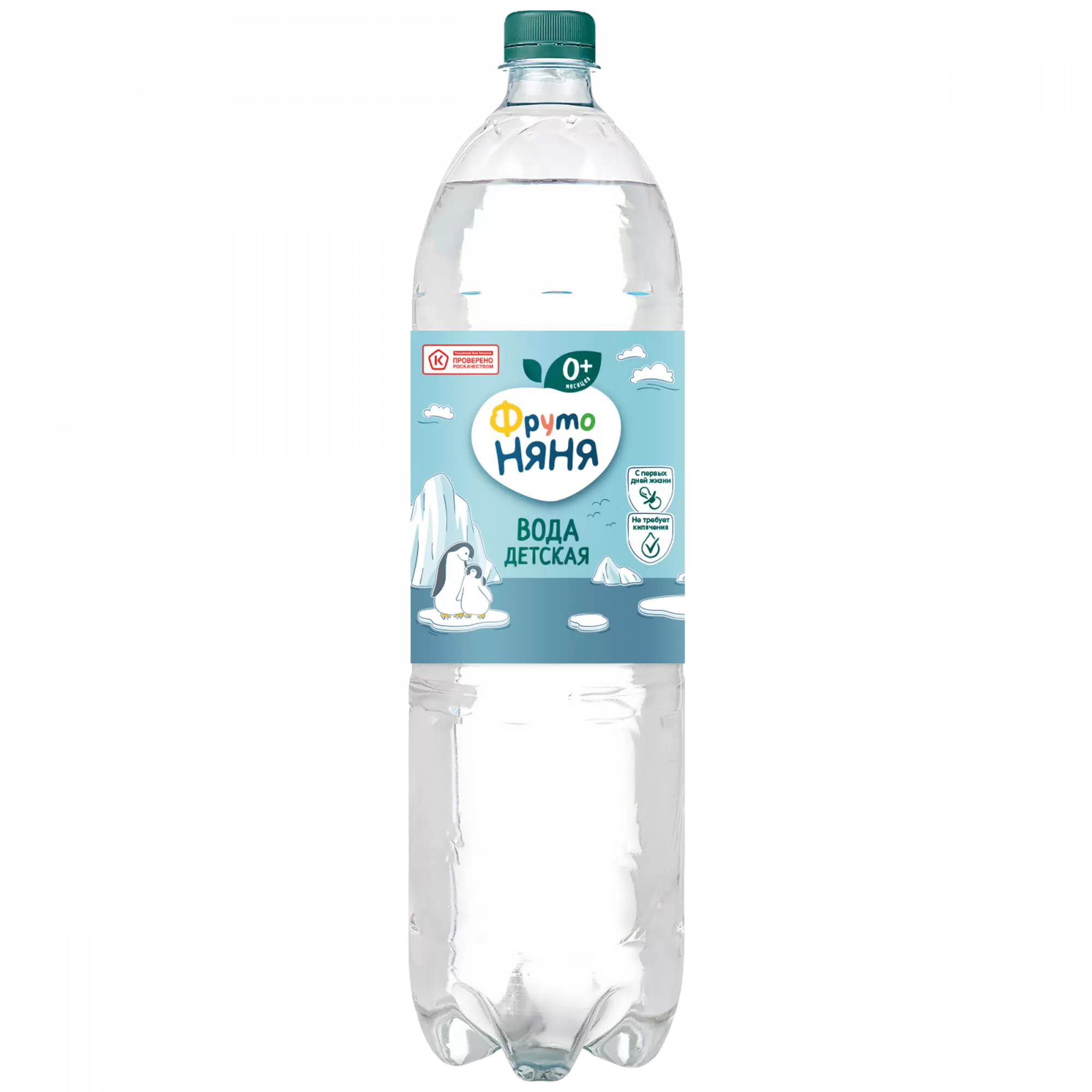 Дет пит Фрутоняня Вода детская питьевая артезианская с 0 мес 1,5л; 6/3