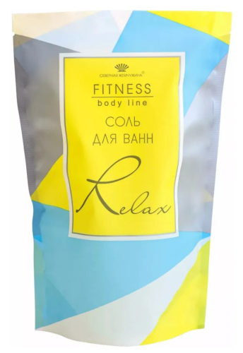 FITNESS соль д/ванн relax 1000г