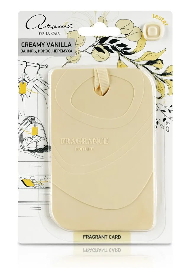 АЕР Fragrant Card ароматизатор д/дома creamy vanilla