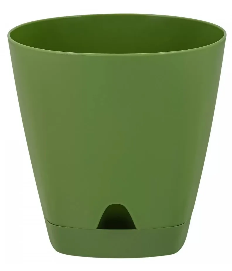 Кашпо amsterdam прикорневой полив оливковый 650мл ING6198ОЛ/12