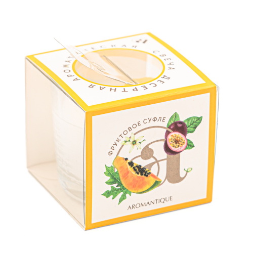 AROMANTIQUE свеча аромат. фруктовое суфле 60г