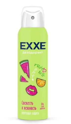 EXXE антиперспирант жен. свежесть и нежность fruit kiss 150мл спрей