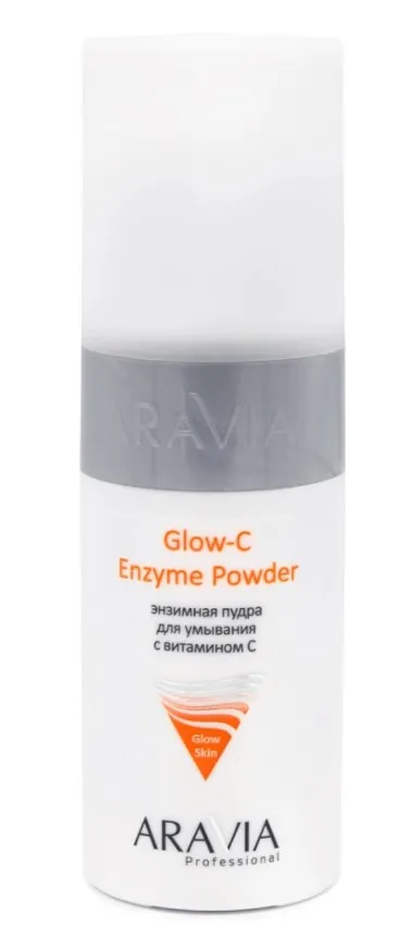 ARAVIA Professional пудра д/умывания энзимная с витамином c glow-c enzyme powder 150мл