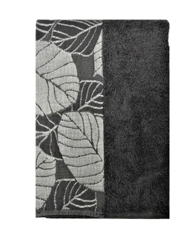 ВАСИЛИСА полотенце махровое eco-life flora цв. графит 50*80