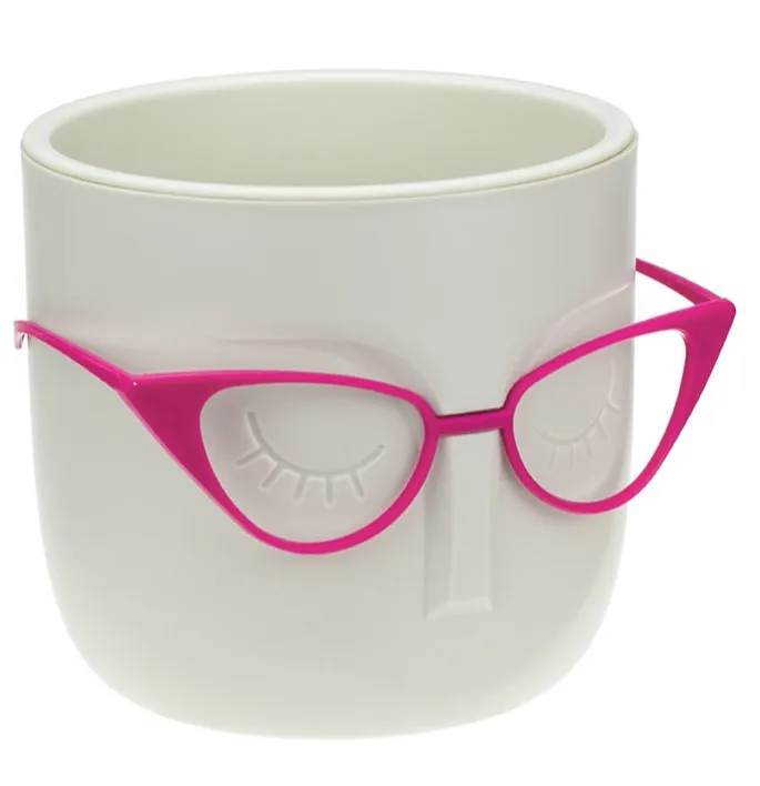 Кашпо мари цв.белая глина 650мл М3075