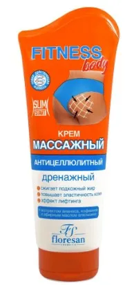 ФЛОРЕСАН крем д/тела массажный антицеллюлитный дренажный 200мл Ф-57
