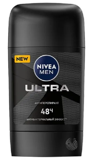 NIVEA MEN антиперспирант ultra 50мл стик