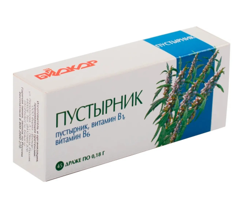 Пустырник биокор биокор 45шт/4