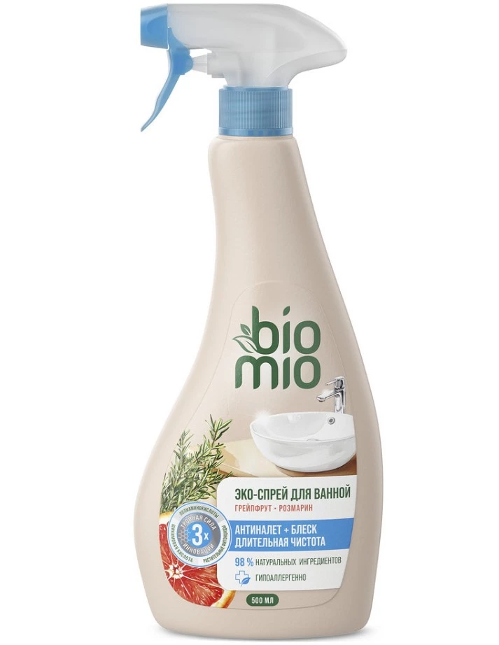 BIOMIO Eco-friendly эко-спрей д/ванной комнаты 500мл