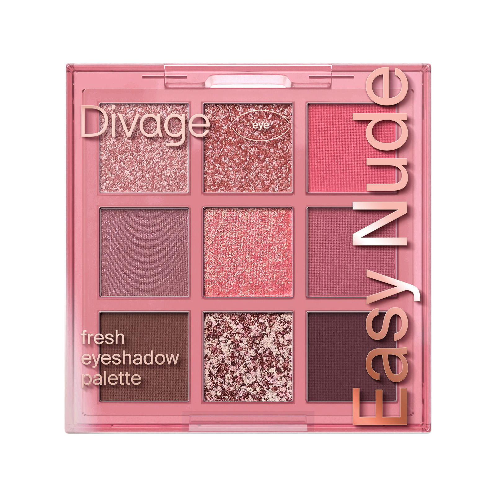 DIVAGE палетка теней д/век easy nude fresh eyeshadow palette