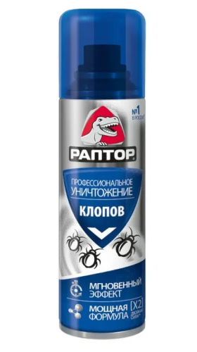 РАПТОР аэрозоль от клопов 2016/12
