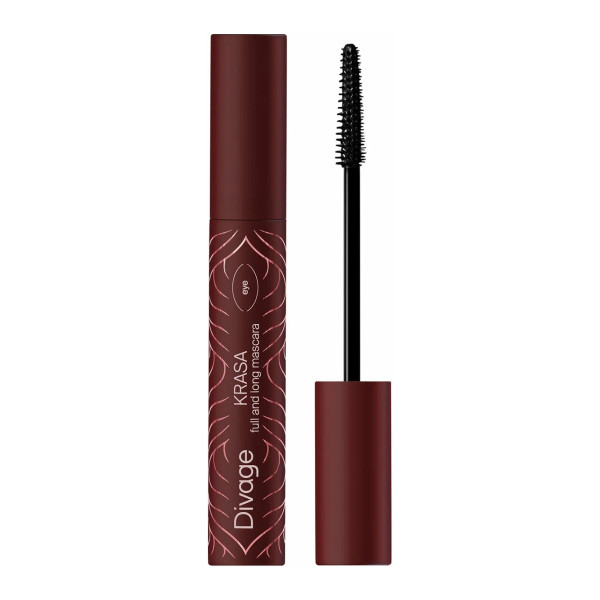 DIVAGE тушь д/ресниц объемная krasa full and long mascara, тон 01