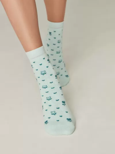 CONTE носки женские comfort махровые 7С-47СП бледно-бирюзовый р.25