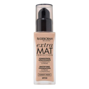 DEBORAH тональная основа матирующая extra mat perfection mattifying foundation т.02 30мл