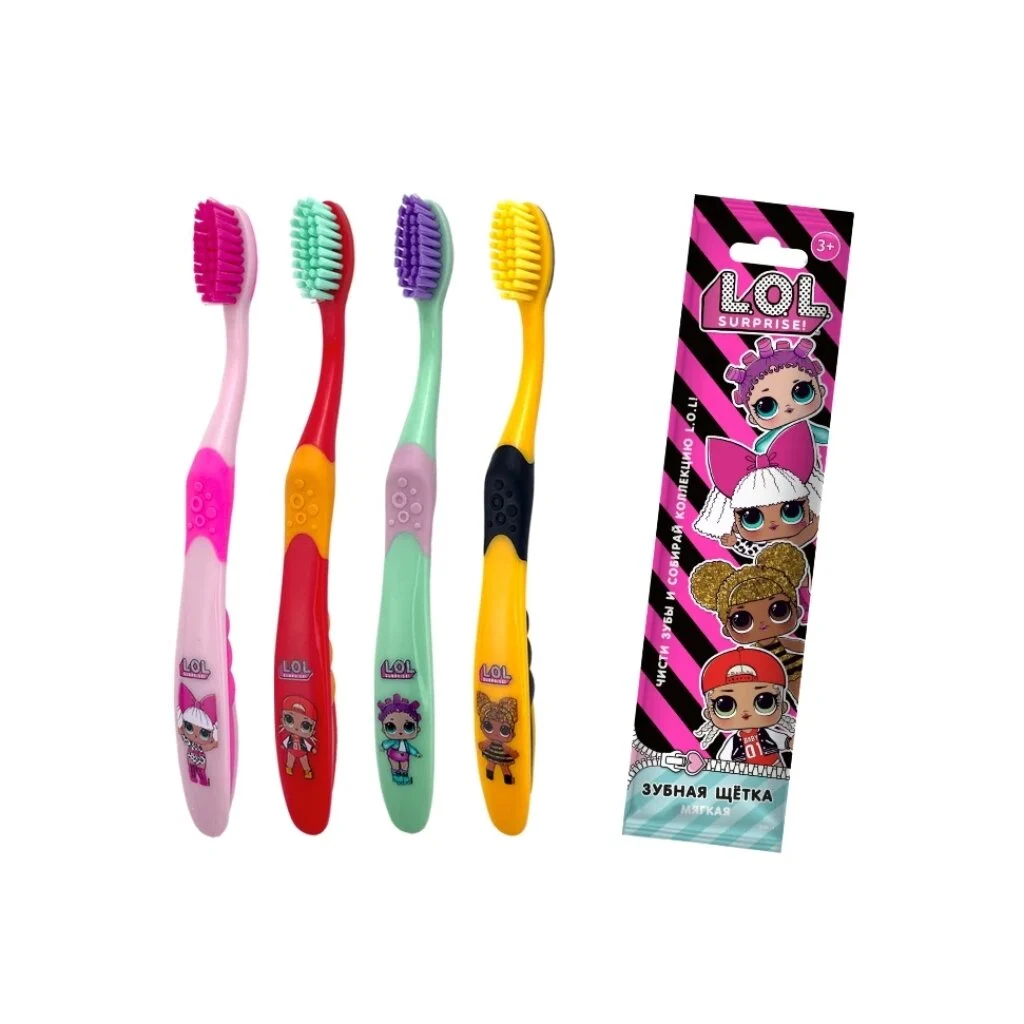 LONGA VITA щетка зубная детская мануальная l.o.l 6лет S-202