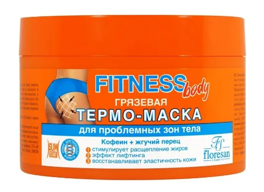ФЛОРЕСАН термо-маска д/проблемных зон тела  грязевая 500мл Ф-171