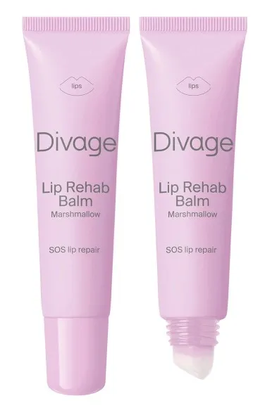 DIVAGE бальзам д/губ lip rehab balm с ароматом маршмеллоу