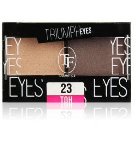 TRIUMPH тени д/век двухцветные cte33 т.23