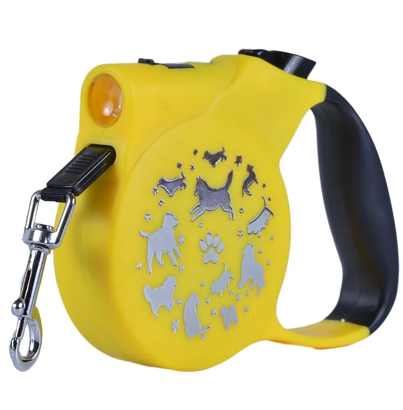 ЧУДОДОМ поводок-рулетка д/животных с фонариком до 15кг 3м 31019-0288/262671