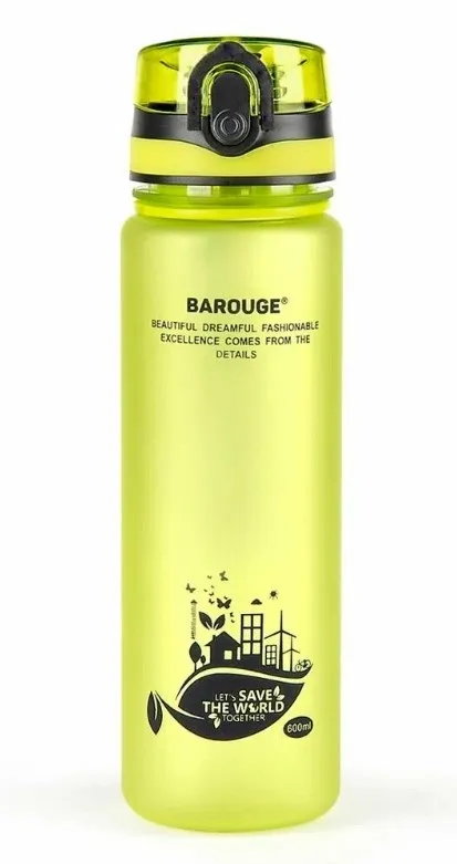 BAROUGE Актив лайф бутылка д/воды цв.зеленый 600мл BР-915