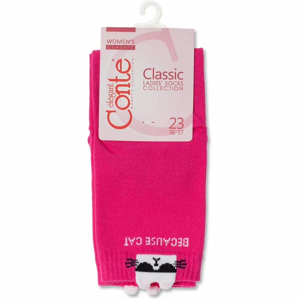 CONTE носки женские classic 17С-183СП 250 фуксия р.23