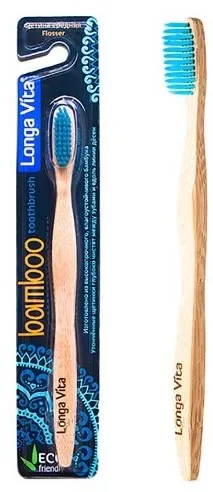 LONGA VITA щетка зубная бамбук ср.жесткости