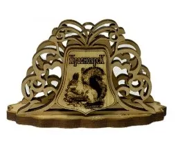 Салфетница кедр дизайн сибирь белка