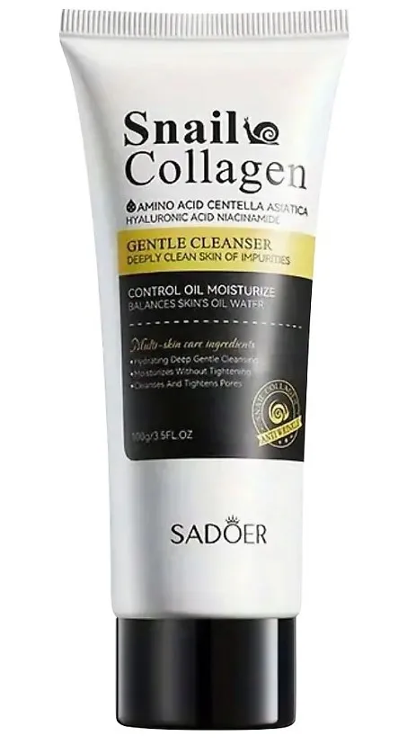 SADOER Snail Collagen пенка д/умывания с улиткой и коллагеном 100г