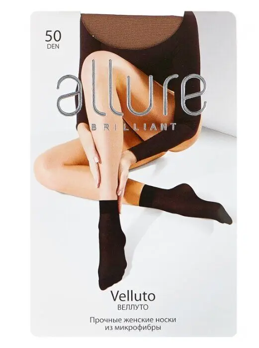 ALLURE носки женские velluto микрофибра 50ден nero