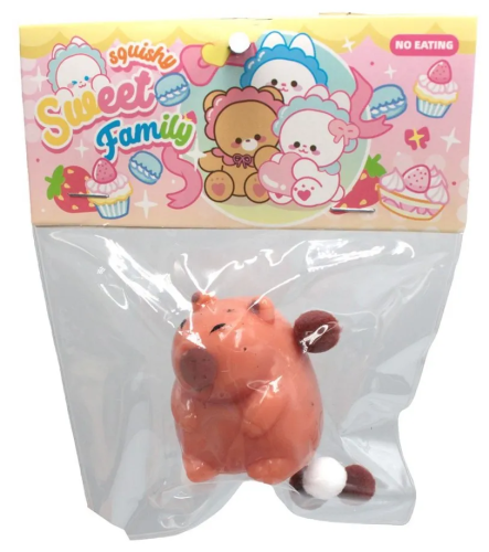 CENTRUM игрушка сквиш капибара 4,5*5,5см 76976