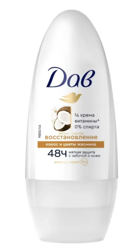 DOVE антиперспирант жен. dogma coconut 50мл ролл                                                   