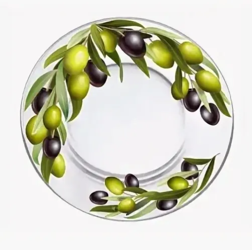 ДЕКОСТЕК Оливки тарелка сервировочная 19,5см 327/1-Д