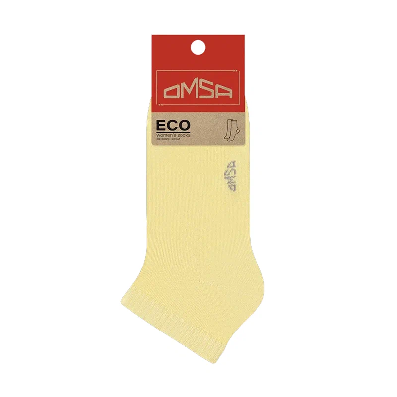 OMSA носки женские укороченные 252 лемон р.39-41