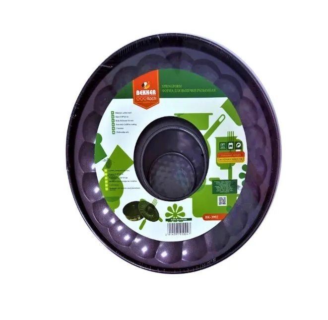 BEKKER форма д/выпечки разъемная  антипригарное покрытие 28*6,8см BK-3992