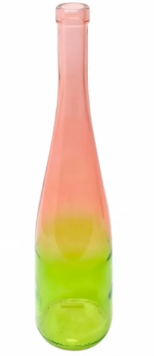 ДЕКОСТЕК ваза стекло для 1 цветка рокса цв. салат 700-Н5К2