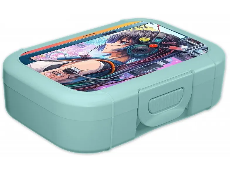 IDILAND ланч-бокс детский цв.зеленый 850мл 222140218/05